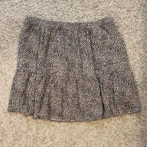 American Eagle Outfitters Leopard Print Mini Skirt
